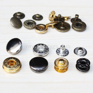 Metal brass snap button